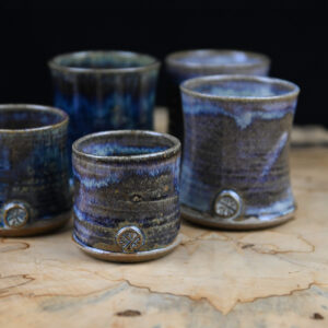 Rustic Tea/Coffee Cup - Blue