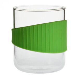 Glass Mug 'Office' Green